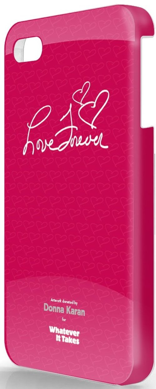 Symtek WUS-IP5-GDK03 Whatever It Takes Premium Gel Shell for iPhone 5 - Donna Karan Red