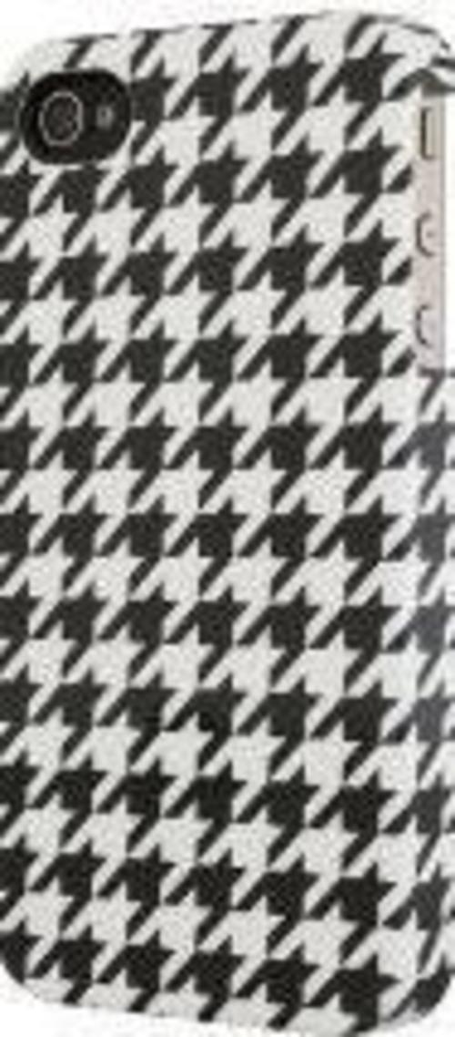 Venom Communication 5031300075554 Smartphone Case for iPhone 4 - Houndstooth - Black, White