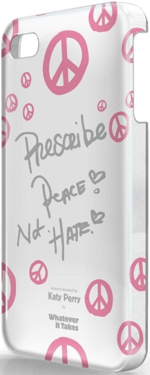 Symtek WUS-I4S-TKP03 Whatever It Takes Katy Perry Case for iPhone 4, 4S - White