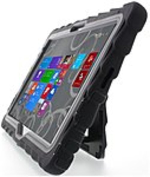 Gumdrop Hideaway Case for Dell Venue 11" Pro Atom - Tablet - Black - Rubber, Silicone, Polycarbonate