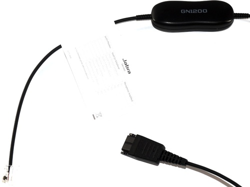 GN Netcom 20-inch Smart Cord - RJ-9 (M) - Wired - Black