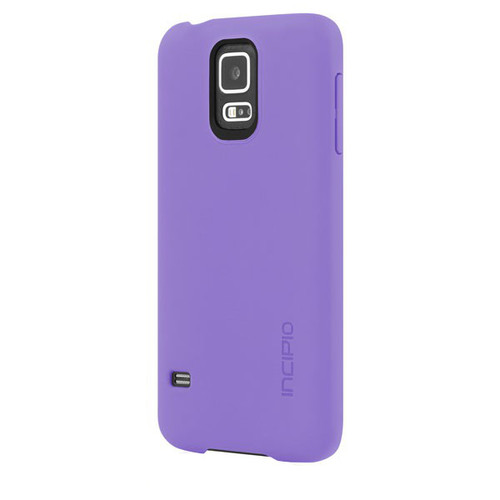 Incipio Feather Case for Samsung Galaxy S5 - Purple - SA-527-PUR - Ultra Thin - Snap-On - Plextonium