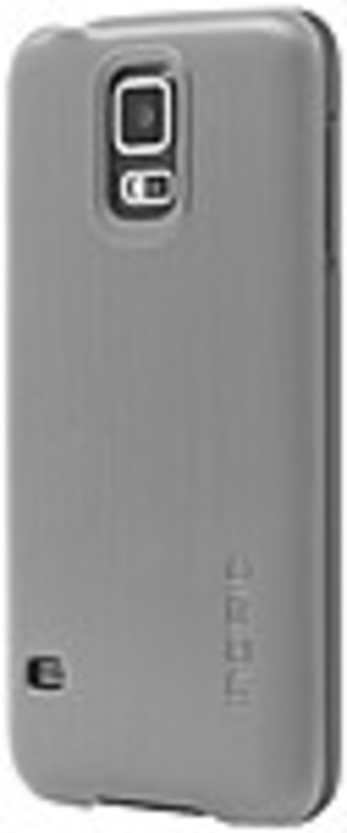 Incipio Feather SHINE Case for Samsung Galaxy S5 - Silver - SA-529-SLVR - Ultra Thin - Aluminum Finish - Plextonium