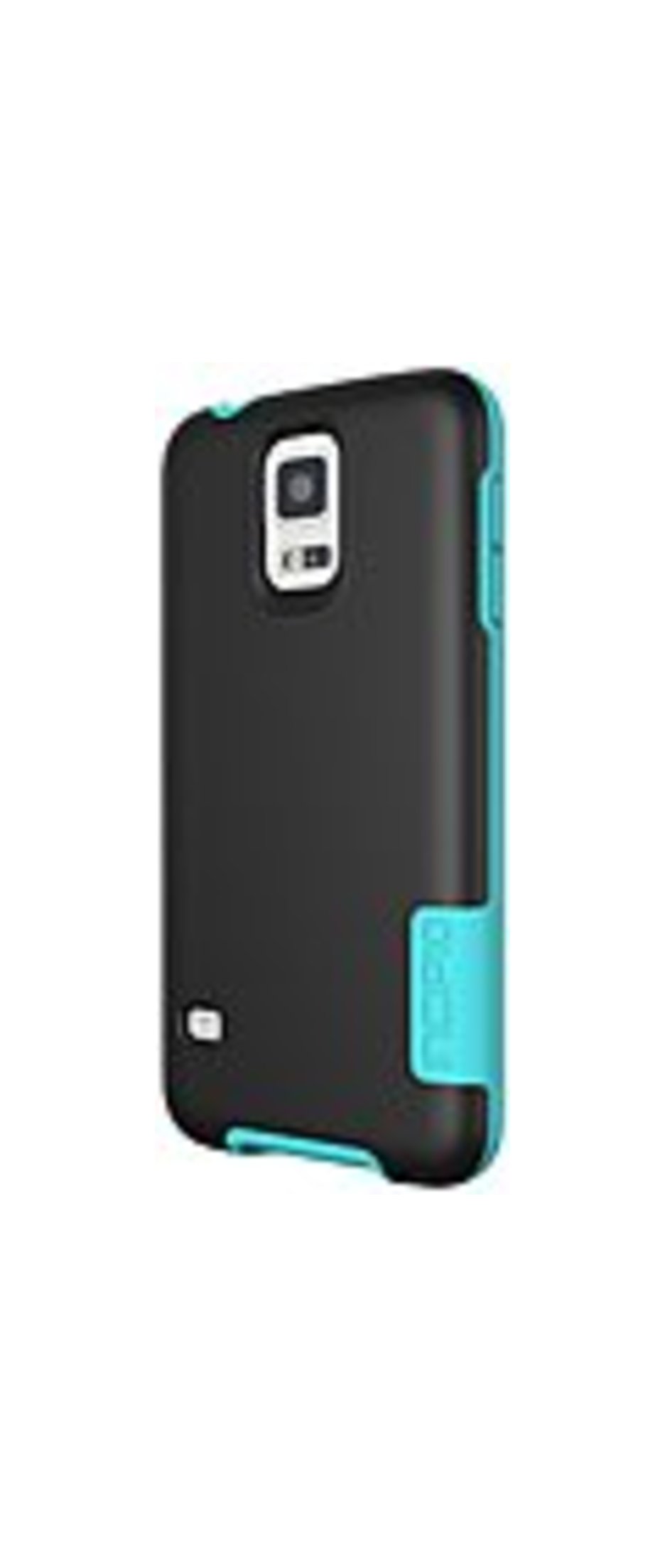 Incipio OVRMLD Case for Samsung Galaxy S5 - Black/Turquoise - SA-531-BLK - Flexible Hard-Shell - Plextonium, Next Generation Polymer