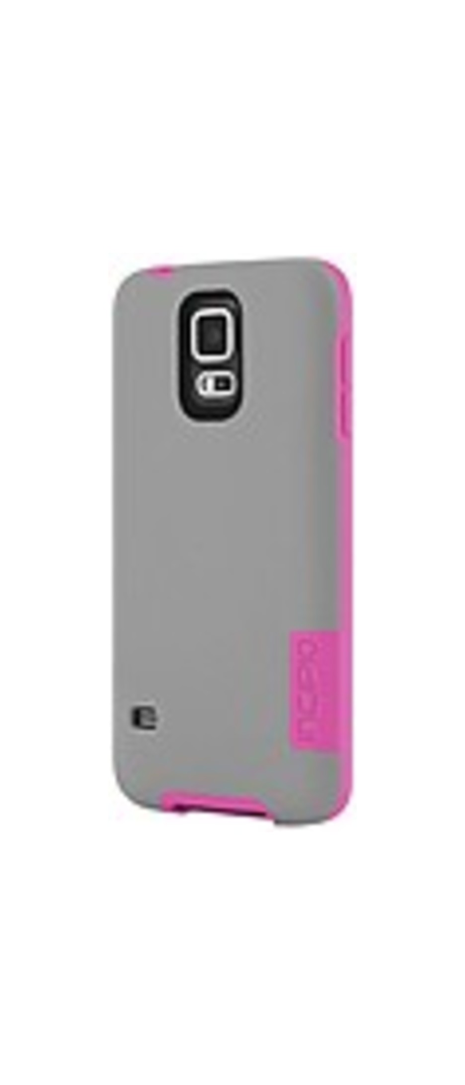 Incipio OVRMLD Case for Samsung Galaxy S5 - Gray/Pink - SA-531-GRY - Flexible Hard-Shell - Plextonium, Next Generation Polymer