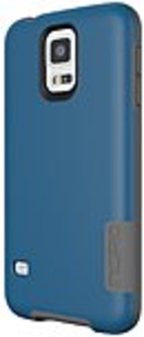 Incipio OVRMLD Case for Samsung Galaxy S5 - Navy/Gray - SA-531-NVY - Flexible Hard-Shell - Plextonium, Bext Generation Polymer