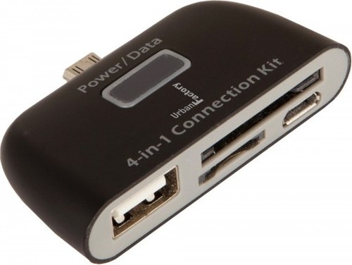 Urban Factory ICR42UF 4-in-1 Connection Kit for Tablet PC's and Smartphone's - Micro-USB Type B