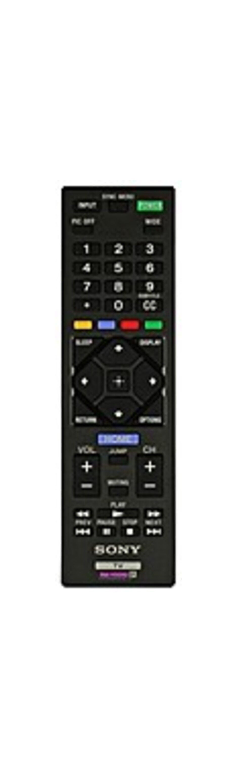 Sony RM-YD092 Remote Control for KDL-32R400A LED TV - 2 x AAA (Not Included)