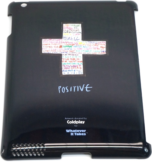 Symtek WUS-PD3-TCP01 Whatever It Takes Coldplay Premium Tough Shield Case for iPad 3 - Black
