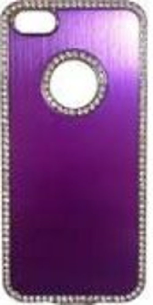 Couture 890968102522 Metallic Bling Case for Apple iPhone 5 - Purple
