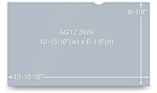 3M AG12.5W9 Frameless Screen Filter - 12.5-inch - F/Notebook