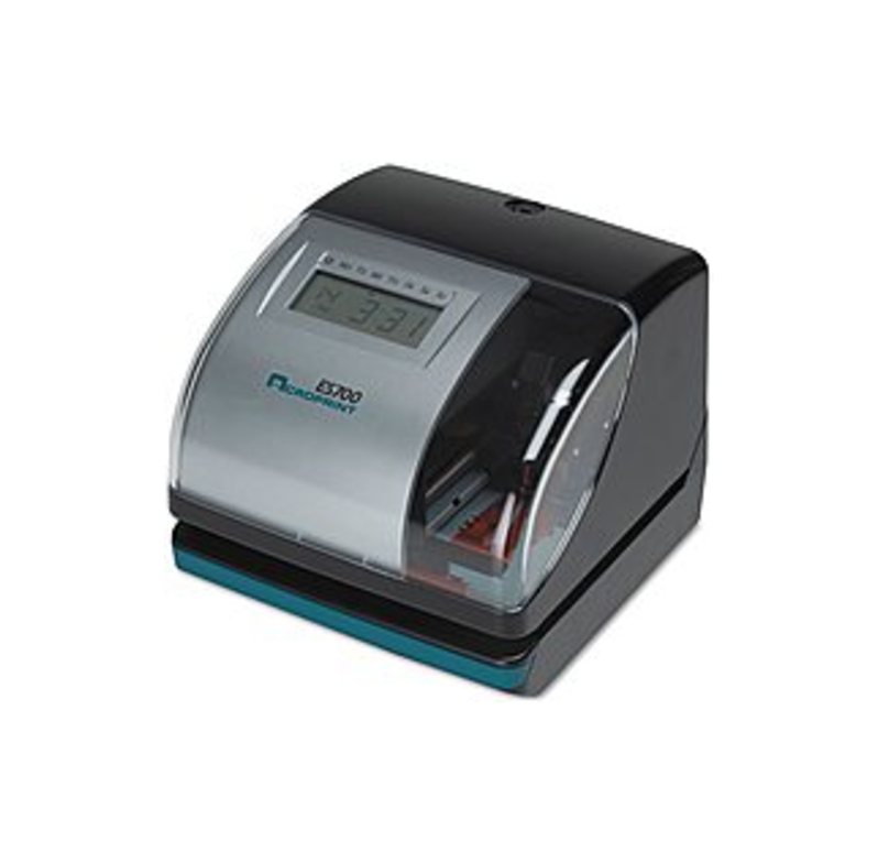 Acroprint ACP010182000 ES700 Digital Atomic Time Recorder - Black, Silver