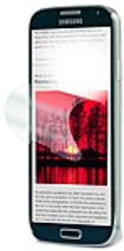 3M NV829813 Natural View Screen Protectors for Samsung Galaxy S 4 Crystal Clear - Smartphone