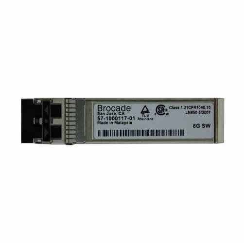 Brocade Storage 57-1000117-01 (8G) compatible 10Gigabit & STM64 SR SFP+ Transceiver | 300m MM 850nm