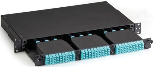 Black Box FOEN50HD-3H-1U High-Density Fiber Optic Enclosure - 3 x HD Slots in 1U