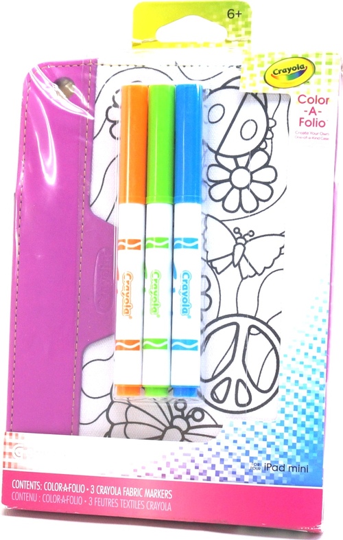 Crayola Carrying Case (Folio) for iPad mini - Drop Resistant Interior