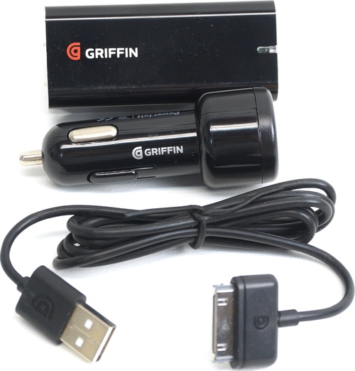 Griffin PowerDuo NA23093 Auto/AC Adapter - 12 V DC, 110 V AC, 220 V AC Input Voltage - 2.10 A Output Current
