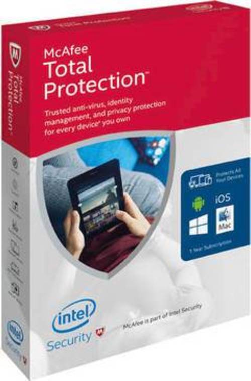 McAfee Security MTP16ZDL9RAA Total Protection 2016 - Box Pack (1 Year)