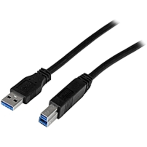 StarTech.com 2m (6 ft) Certified SuperSpeed USB 3.0 A to B Cable - M/M - USB for Card Reader, Notebook, Network Device, Storage Enclosure, Video Devic