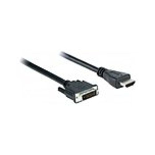 V7 V7E2HDMIDVID-02M-2N HDMI DVI Cable (M/M) HDMI/DVI-D Dual Link Black 2m - HDMI/DVI-D for Video Device - 6.56 ft - 1 x HDMI Male Digital Audio/Video