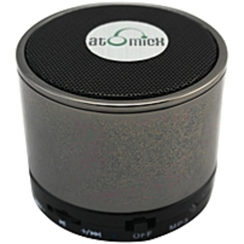 AtomicX  SP-S10CM Speaker System - Wireless Speaker(s) - Chrome - 30 ft - Bluetooth