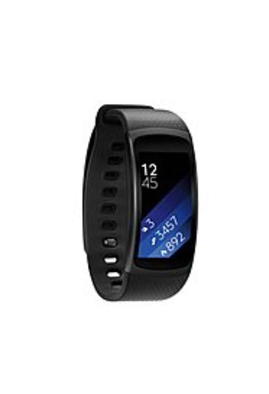Samsung SM-R3600DAAXAR Gear Fit 2 Activity Tracker Digital Watch - Large  - Heart Rate, Steps Taken, Distance Traveled - GPS - Music, Running, Gym, Tr