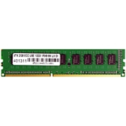 Visiontek 900709 1 x2GB PC3-10600 DDR3 ECC UBE 8K 1333MHz Low Voltage UDIMM Memory Module - 2 GB (1 x 2 GB) - DDR3 SDRAM - 1333 MHz DDR3-1333/PC3-1060