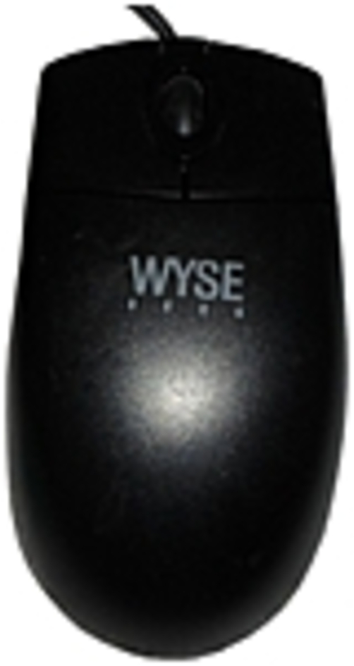 Wyse Optical Mouse - Optical - PS/2 - Black