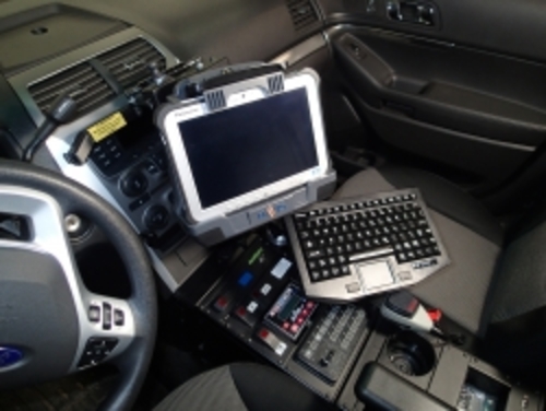 HAVIS C-DMM-123 Monitor Mount For 2013-2017 Ford Interceptor Utility - Black