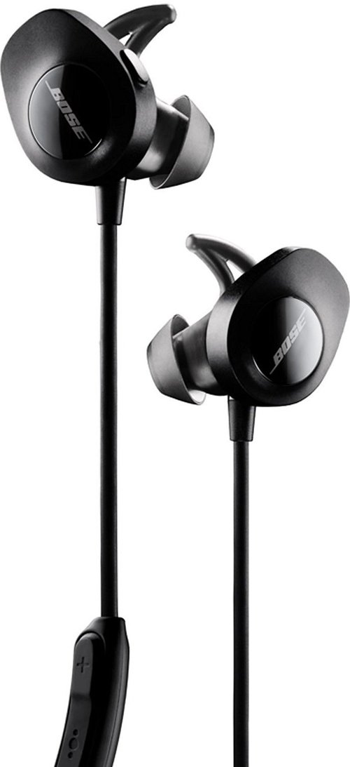 Bose SoundSport Wireless Headphones - Stereo - Black - Wireless - Bluetooth - Earbud - Binaural - In-ear