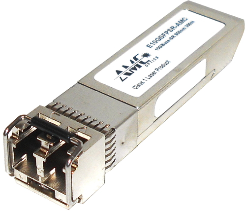 Image of AMC Optics E10GSFPSR-AMC Ethernet SFP+ Transceiver Module - 10GBase-SR - Gigabit Ethernet