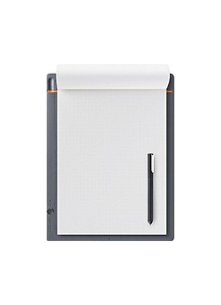 WACOM CDS810S Bamboo Slate Smartpad - Large - Bluetooth - Grey/Orange
