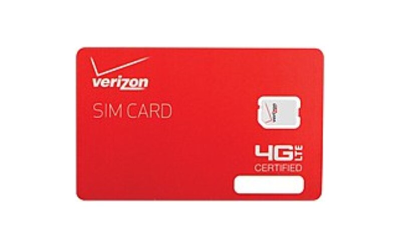 Verizon DFILLSIM4FF-A 4G LTE 4FF Nano SIM Card - 1 Pack