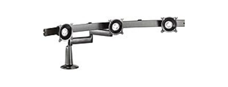 Chief KCD320B Triple Monitor Swing Arm Desk Mount - Black