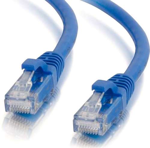 Cables To Go 15206 Category 5e 350 MHz 14 Feet Network Cable - 1 x RJ-45 Male/Male - Blue