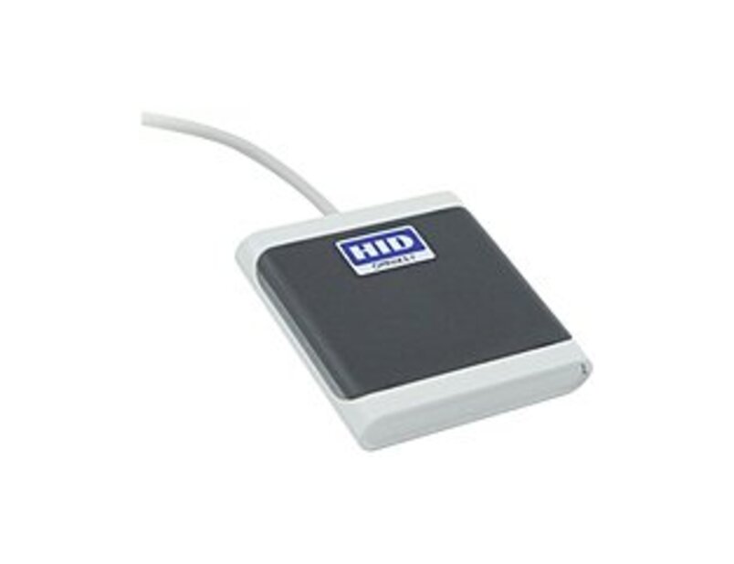 HID OMNIKEY 5022 R50220318-GR Smart Card Reader - USB 3.0 - Gray