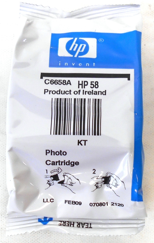 HP C6658AN 58 Photo Ink Cartridge Deskjet 450, 5550, 7350 and 7550 Series - 125 Pages