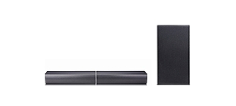 LG Electronics SJ7 4.1 Channel Soundbar Flex with Wireless Subwoofer - 2 x 60 Watts Speaker, 200 Watts Subwoofer - Black