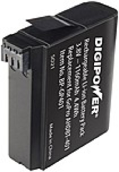 DigiPower BP-GP401-2 Camera Battery - For GoPro Hero 4 Camera - 1160 mAh - Lithium Ion (Li-Ion) - 2 Pack