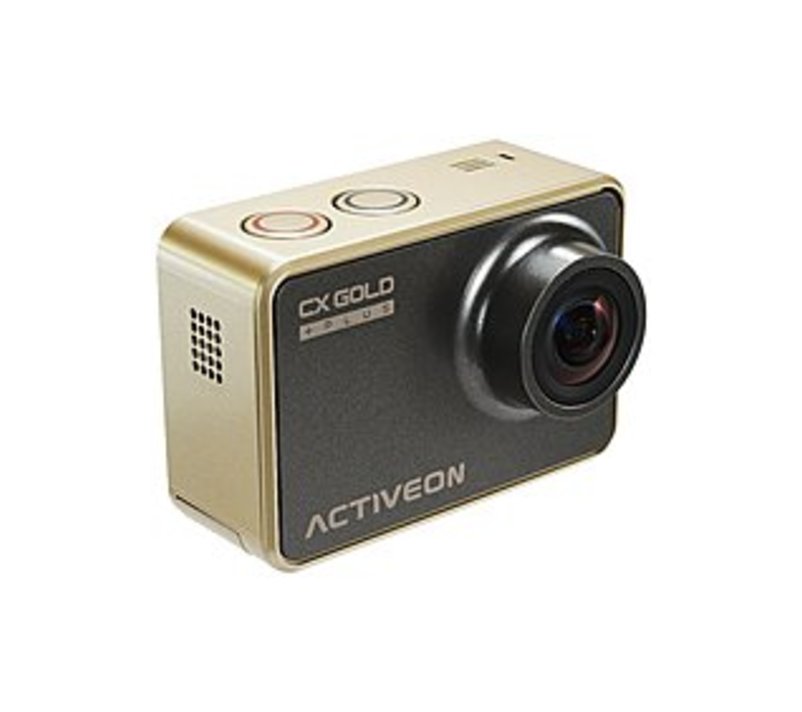 ACTIVEON Digital Camcorder - 2" - Touchscreen LCD - CMOS - Full HD - Gold - 16:9 - 4x Digital Zoom - Electronic (IS) - HDMI - USB - microSDXC, microSD
