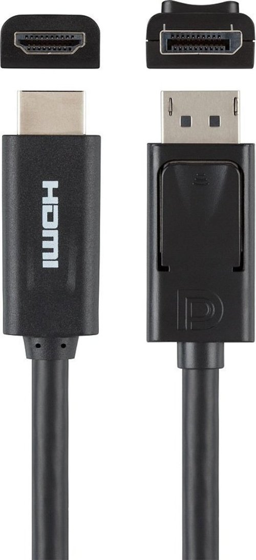 Belkin Video Cable Adapter - DisplayPort Male Digital Audio/Video, HDMI Male Digital Audio/Video - 6ft