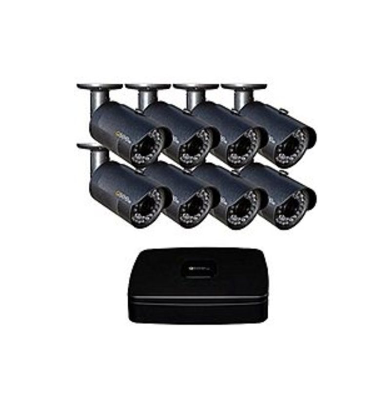 Q-See QC918-8Y6-2 8-Channel DVR System - 2 TB - 8 Cameras -1080p - Wired - Black