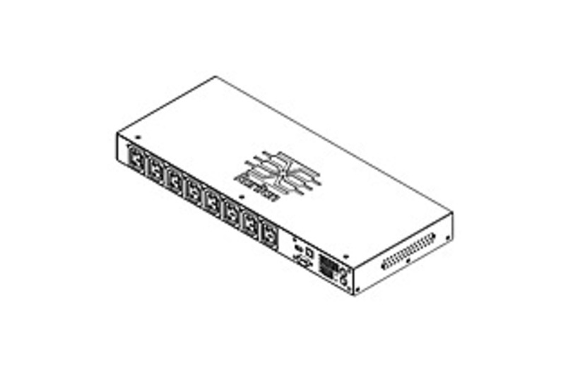 Raritan Dominion PX-2000 PX2-2166R 8-Outlets 1.9kVA PDU - 8 x IEC 60320 C13 - 120 V AC - 1900 VA - Network (RJ-45) - 1U - Horizontal - Rack Mount