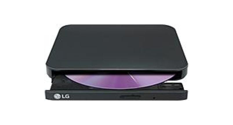 LG SP80NB80 Portable DVD-Writer - DVD-RAM/&#177;R/&#177;RW Support - 24x CD Read/24x CD Write/24x CD Rewrite - 8x DVD Read/8x DVD Write/8x DVD Rewrite