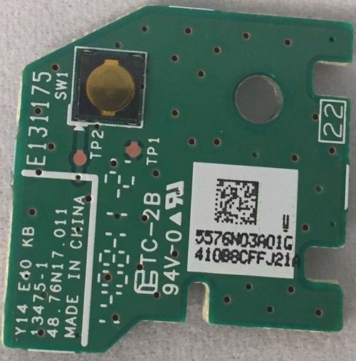 Vizio 48.76N17.011 Power Switch Board for E400i-B2, E550i-B2, E320i-B2, E320-B2, E480-B2 LED TV