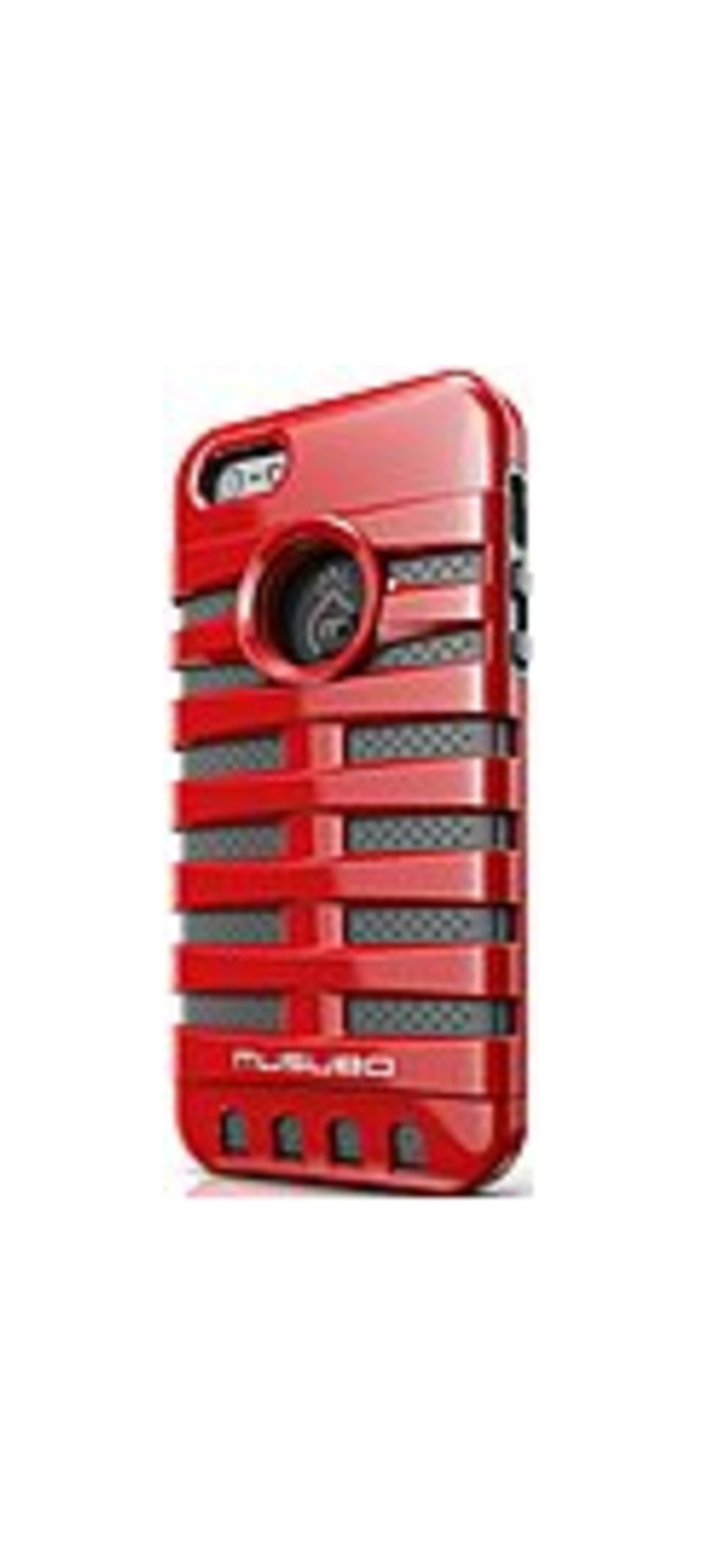 Smart IT Musubo Retro Case for iPhone 5 - For iPhone - Red - Silicone, Polycarbonate