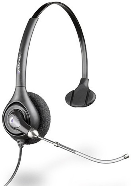 Plantronics H251H 87128-01 SupraPlus Monaural Headset - Gray
