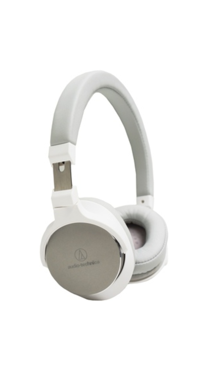 Audio-Technica ATH-SR5BTWH On-Ear High-Resolution Wireless Headphones With Mic - Bluetooth - White