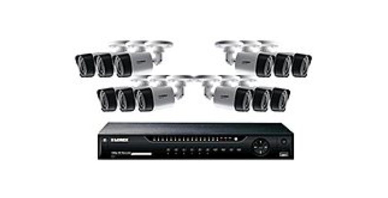 Lorex LHV16212 16 Channel Security DVR System with 2 TB HDD - 12 x 1080p HD Bullet Cameras