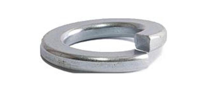 Brighton Best 361080 M8 Split Lock Washers - Steel - 100 Pack - Zinc Blue